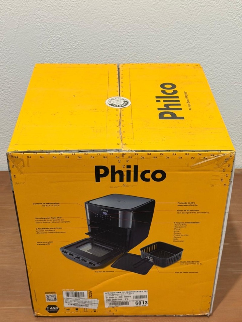 Fritadeira Airfryer Oven Digital Philco Pfr2200 12L 220V