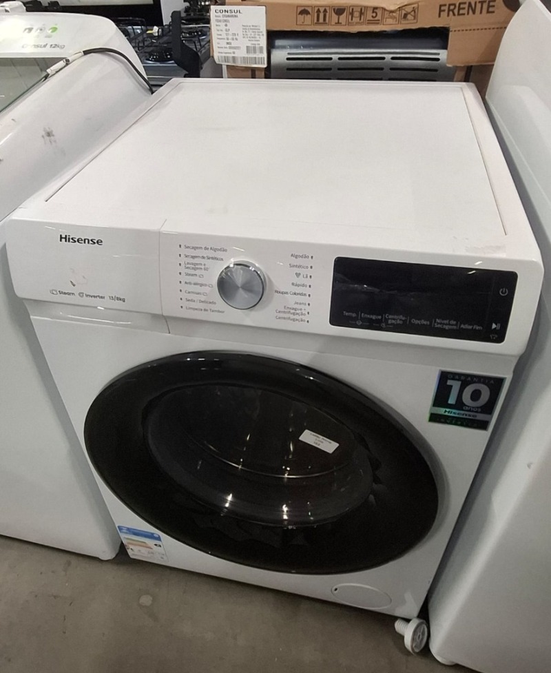 LAVA E SECA 13KG HISENSE WD5Q1342BW1 BRANCA 127V