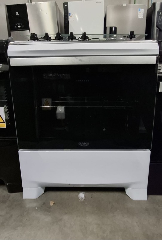 FOGÃO 5 BOCAS ATLAS DAKO SUPREME BRANCO BIVOLT