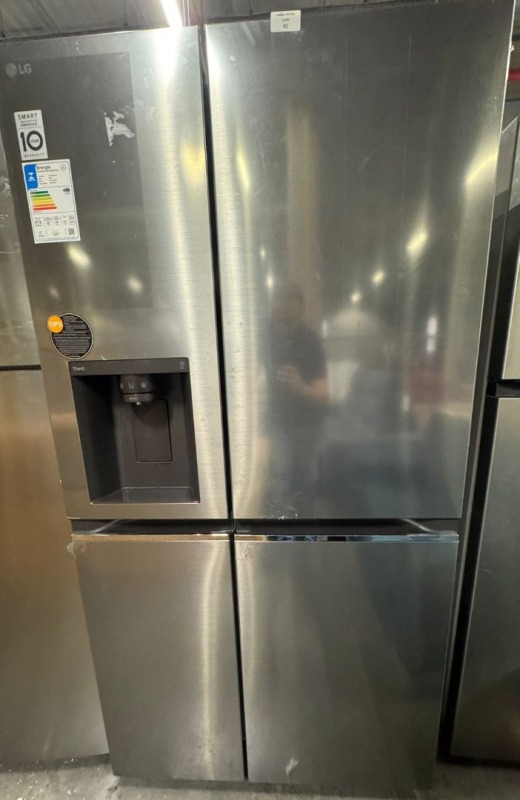 REFRIGERADOR SBS 611L LG GC-L257SLPL UVN 127V INX ACO ESCOV