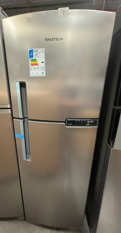REFRIGERADOR FF 375L BRASTEMP BRM44HK 110V INOX
