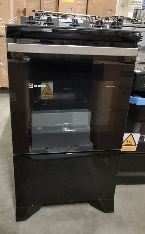 FOGÃO 4 BOCAS PISO ELECTROLUX FE4GB BIVOLT PRETO