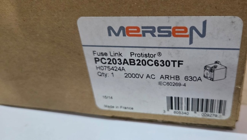 Fusível PC203AB20C630TF 630a 2000V
