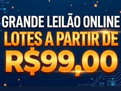 LEILÃO A PARTIR DE R$99,00