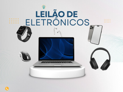 LEILÃO DE ELETRÔNICOS