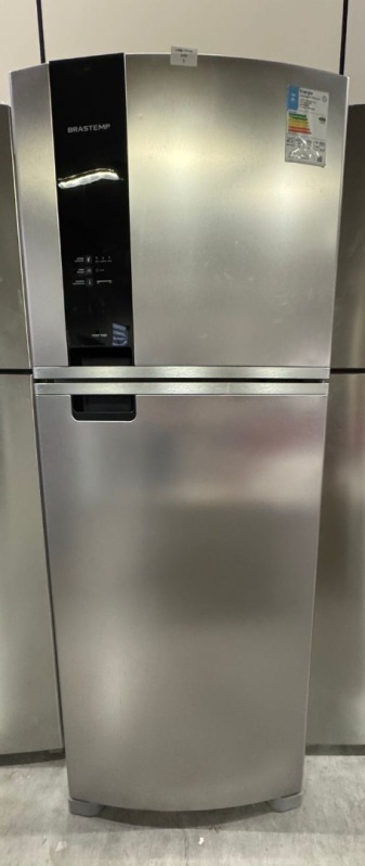 REFRIGERADOR FF 463L BRASTEMP BRM55FK 110V INOX