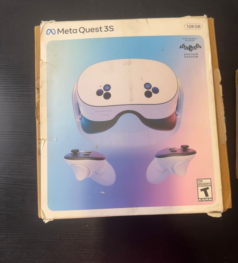 Oculos Vr Meta Quest 3s 128 GB + Faixa De Cabeça Com Bateria, 12000mah + Rgb Para Quest 3/3s