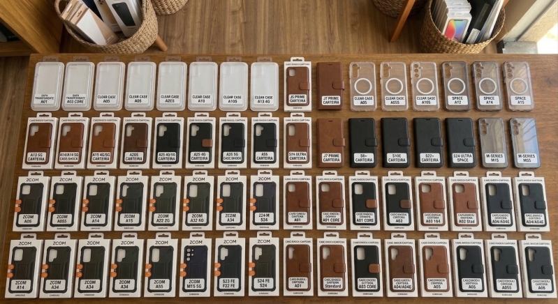 LOTES COM APROX 1000 CAPINHAS PARA SAMSUNG