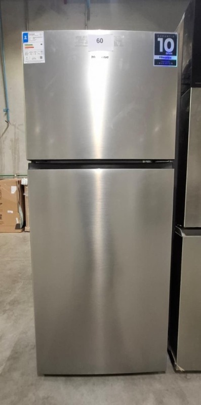 REFRIGERADOR T FREEZER 379L HISENSE RT3N375NAC31 INOX 110V