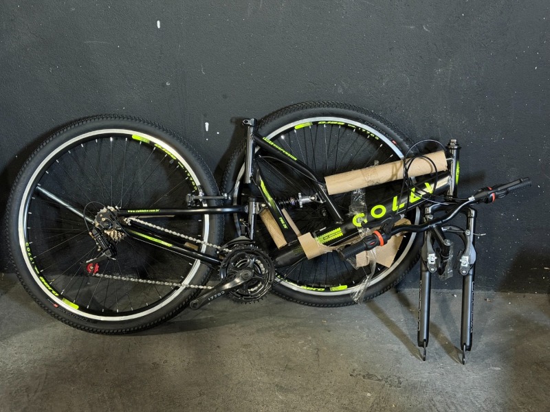 Colli Bike, Bicicleta GPS 148 Dupla Suspensão e Freios V-Brake, Aro 26 Aero, 36 Raias, 21 Marchas