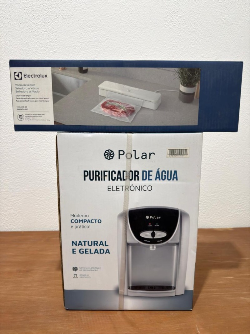 Purificador De Agua Eletrônico Polar Prata - Natural e Gelada