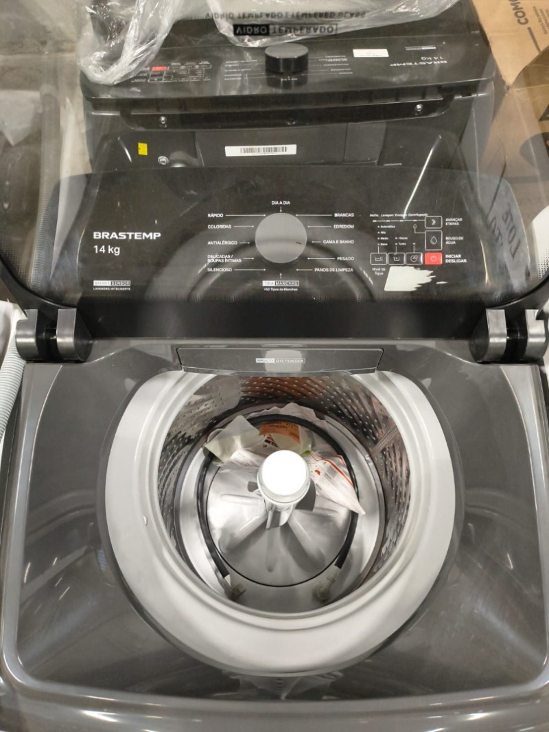 LAV 14KG BRASTEMP BWJ14A9 110V CINZA PLATINUM