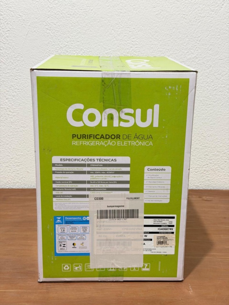 Bebedouro Purificador de Água Consul CPC31ABONA Bivolt Branco