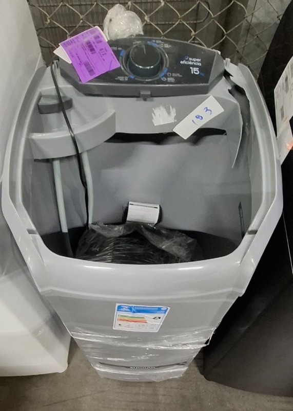 LAVADORA 15K SUGGAR LAVADORAAMAX ECO LE1522PR 220V PRATA