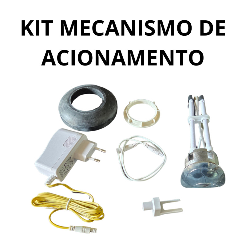 5 Conjuntos Kit Mecanismo com Desodorizador para Caixa Acoplada DECA - Sem Uso