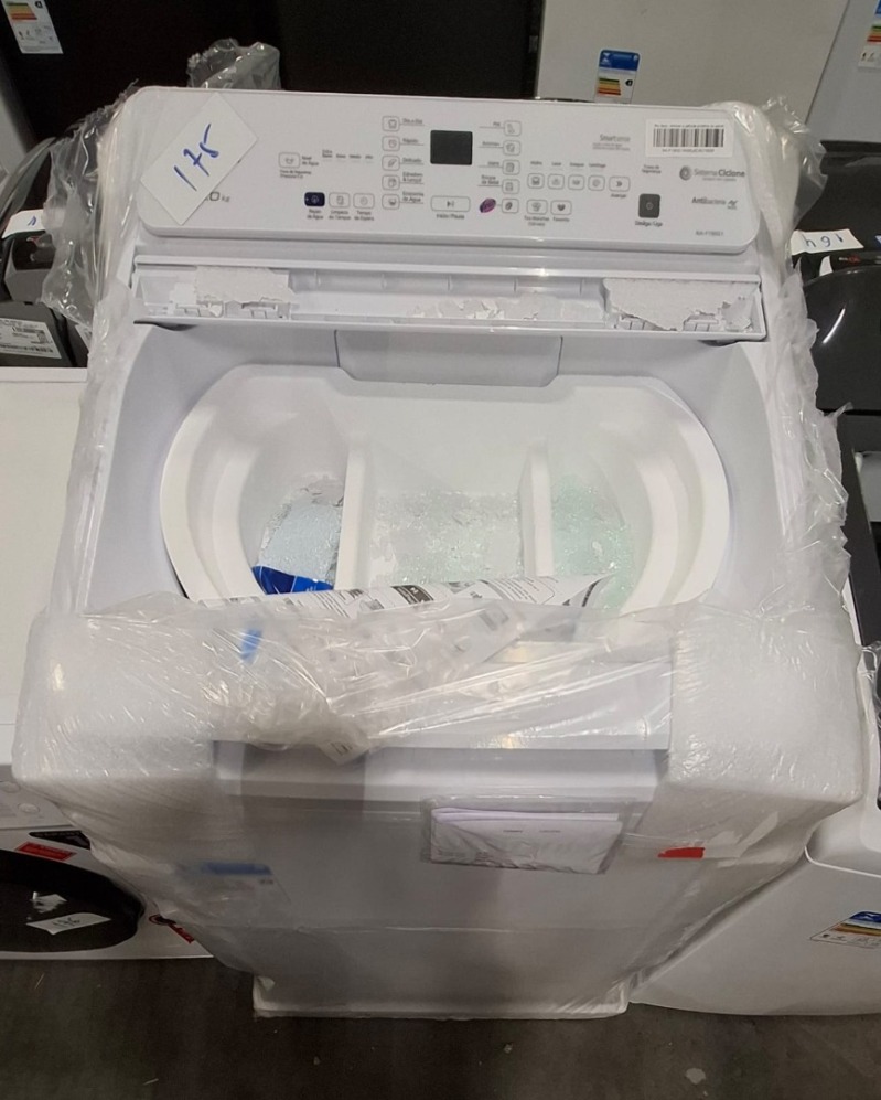 LAVADORA PANASONIC TOP LOAD 19KG F190WA BRANCO 127V