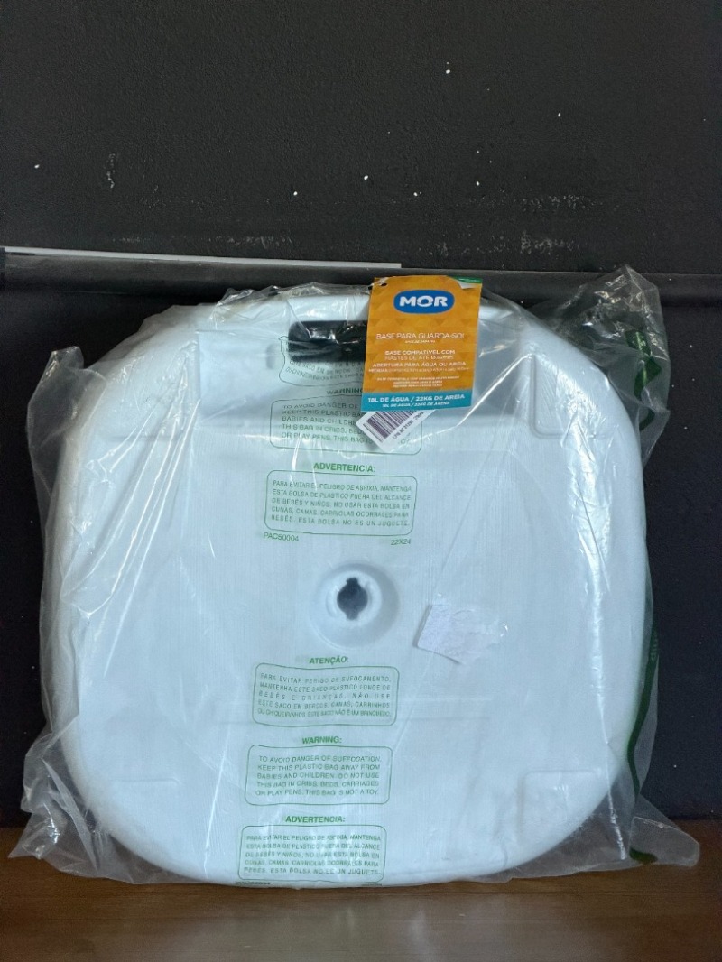 Mor - Base para Guarda-Sol ou Ombrelone Branca