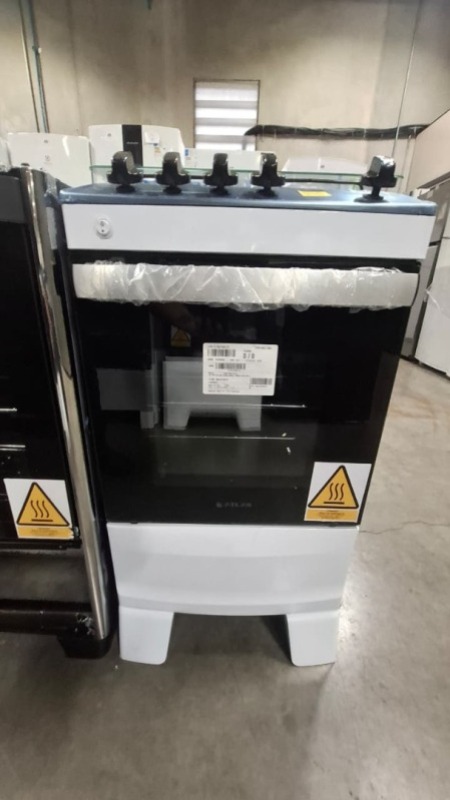 FOGÃO 4B ATLAS PISO AGILE INOX/BRANCO BIVOLT