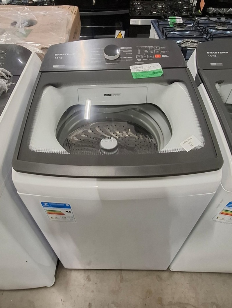 LAVADORA 14KG BRASTEMP BWF14AB 110V BRANCA