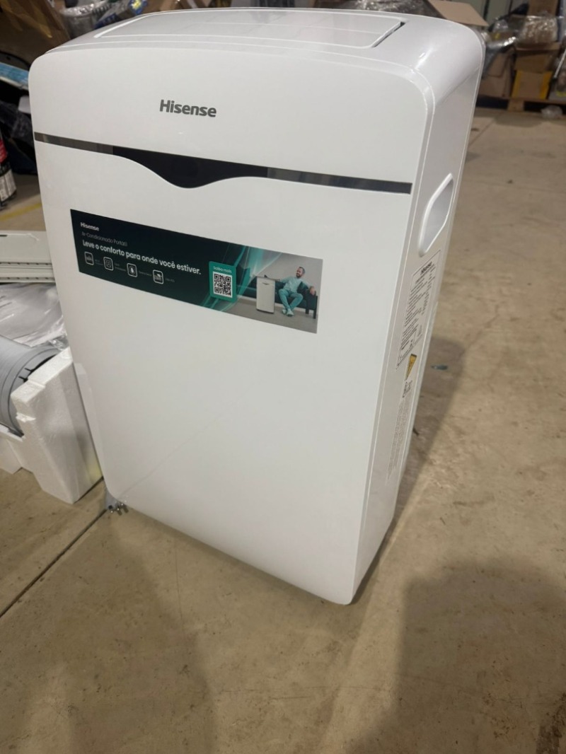 Ar Condicionado Portátil Hisense com Wi-Fi 12.000 BTUs Frio Evaporação Automática AP-12CWBRNPS01  127V