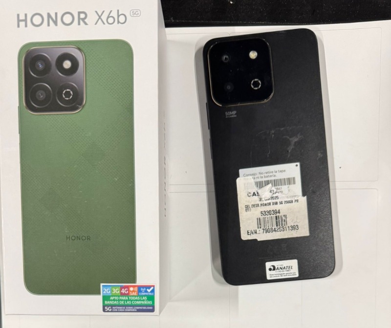 CELULAR HONOR X6B 5G 256GB PRETO