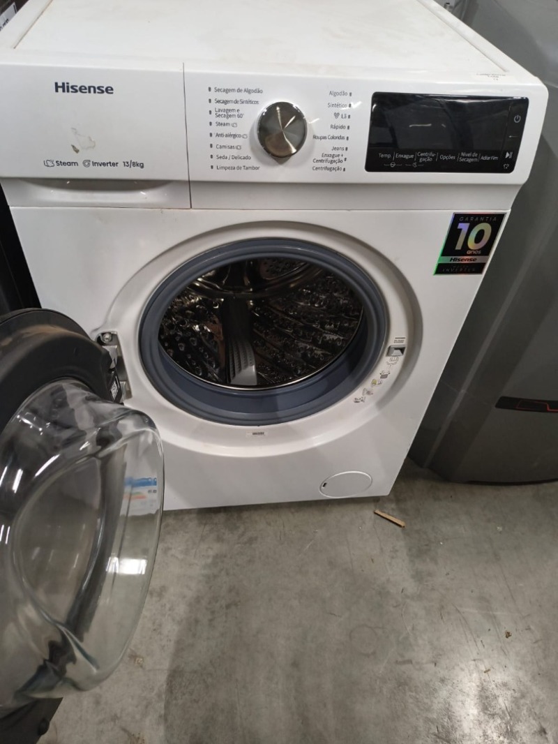 LAVA E SECA 13KG HISENSE WD5Q1342BW1 BRANCA 127V