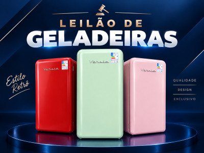 Leilão de Geladeira RETRÔ