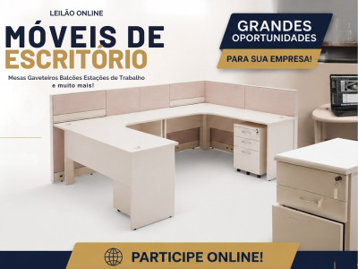 LEILÃO DE MÓVEIS DE ESCRITÓRIO